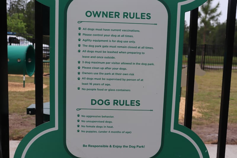 Dog park rules for owners and pets alike.