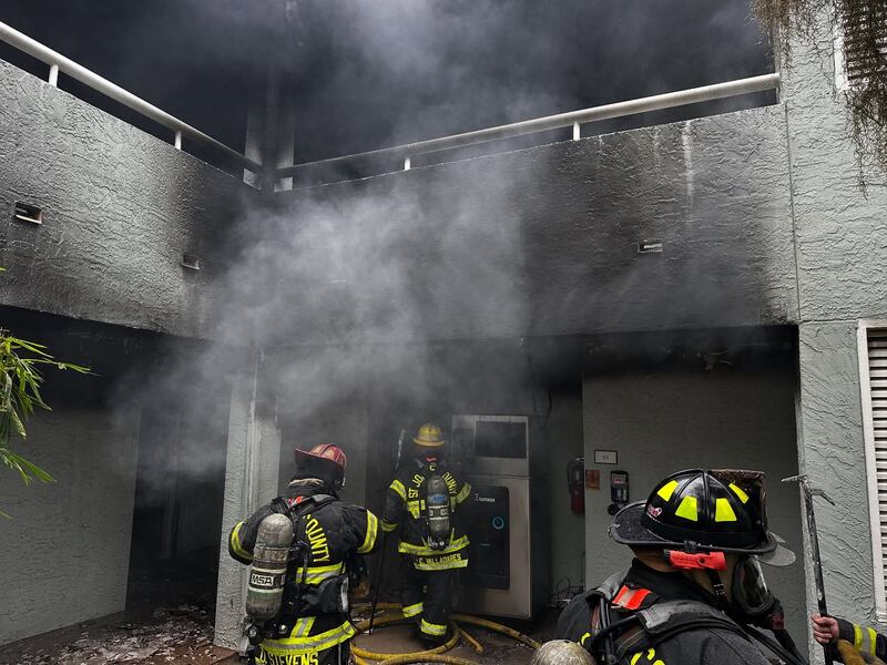 SJCFR responded to a fire at a Ponte Vedra hotel.