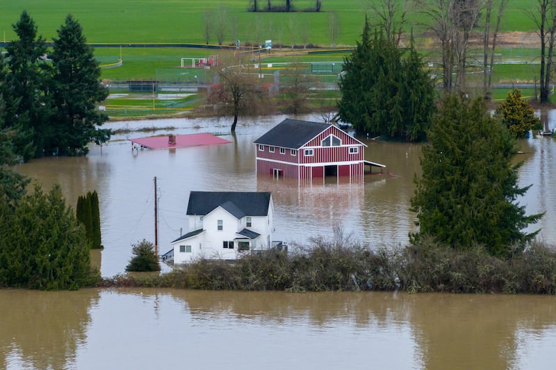 Washington state faces historic floods that have washed away homes and stranded families