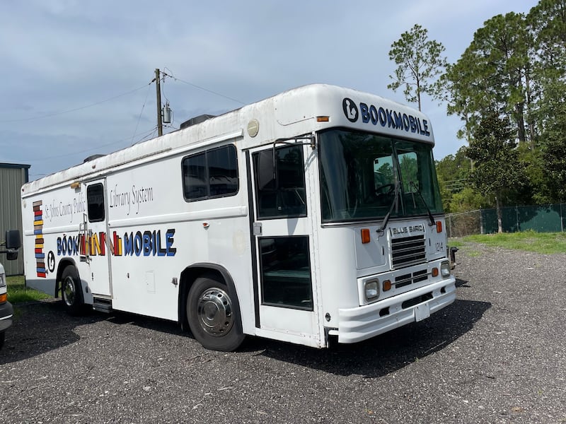 This 1997 Blue Bird Bus will be on the auction block.