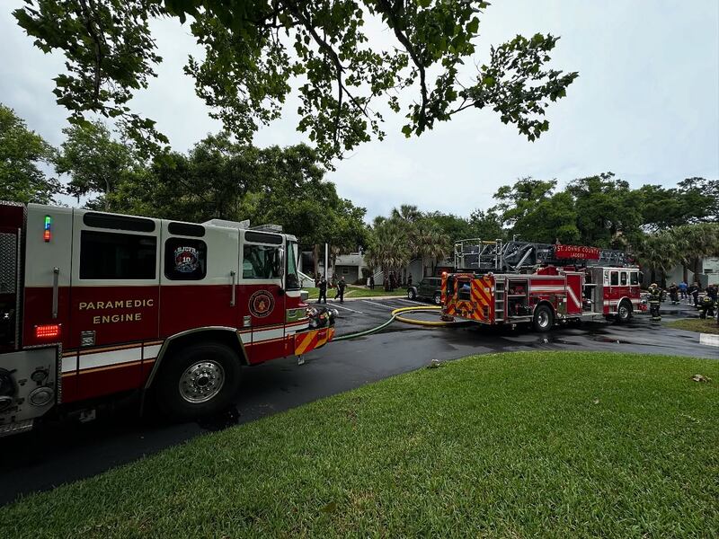 SJCFR responded to a fire at a Ponte Vedra hotel.