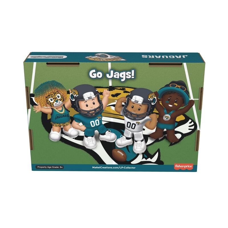 Mattel has launched a Little People collection for the Jacksonville Jaguars and the other NFL teams.