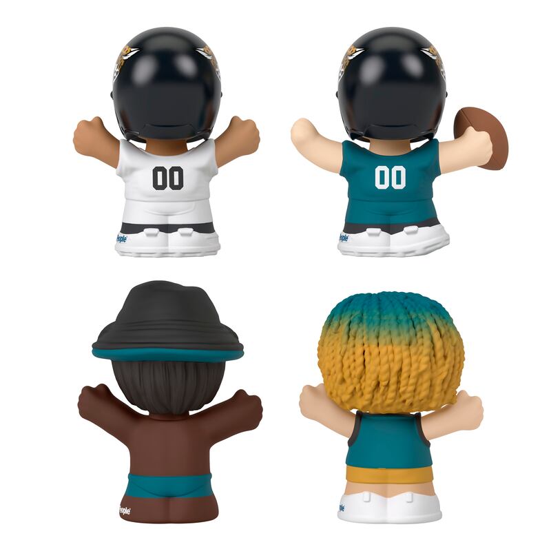 Mattel has launched a Little People collection for the Jacksonville Jaguars and the other NFL teams.