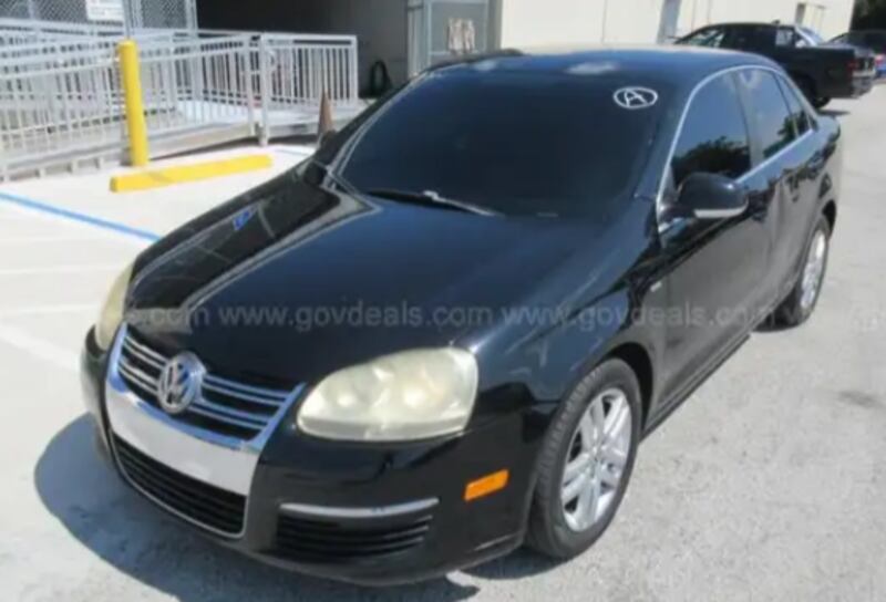 JSO is selling this 2007 Volkswagen Jetta Sedan. It was seized for forfeiture and is being sold.