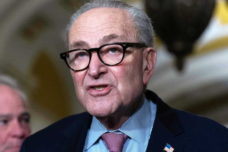 Schumer urges Senate to take legal action over Justice Department’s staggered Epstein files release