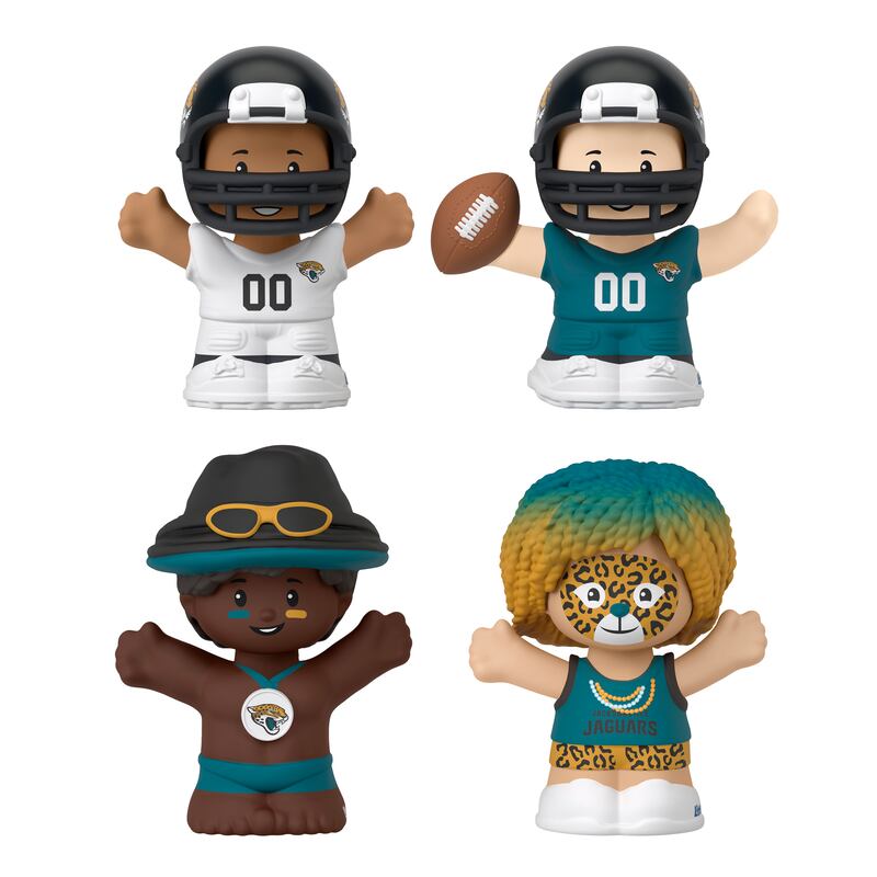 Mattel has launched a Little People collection for the Jacksonville Jaguars and the other NFL teams.