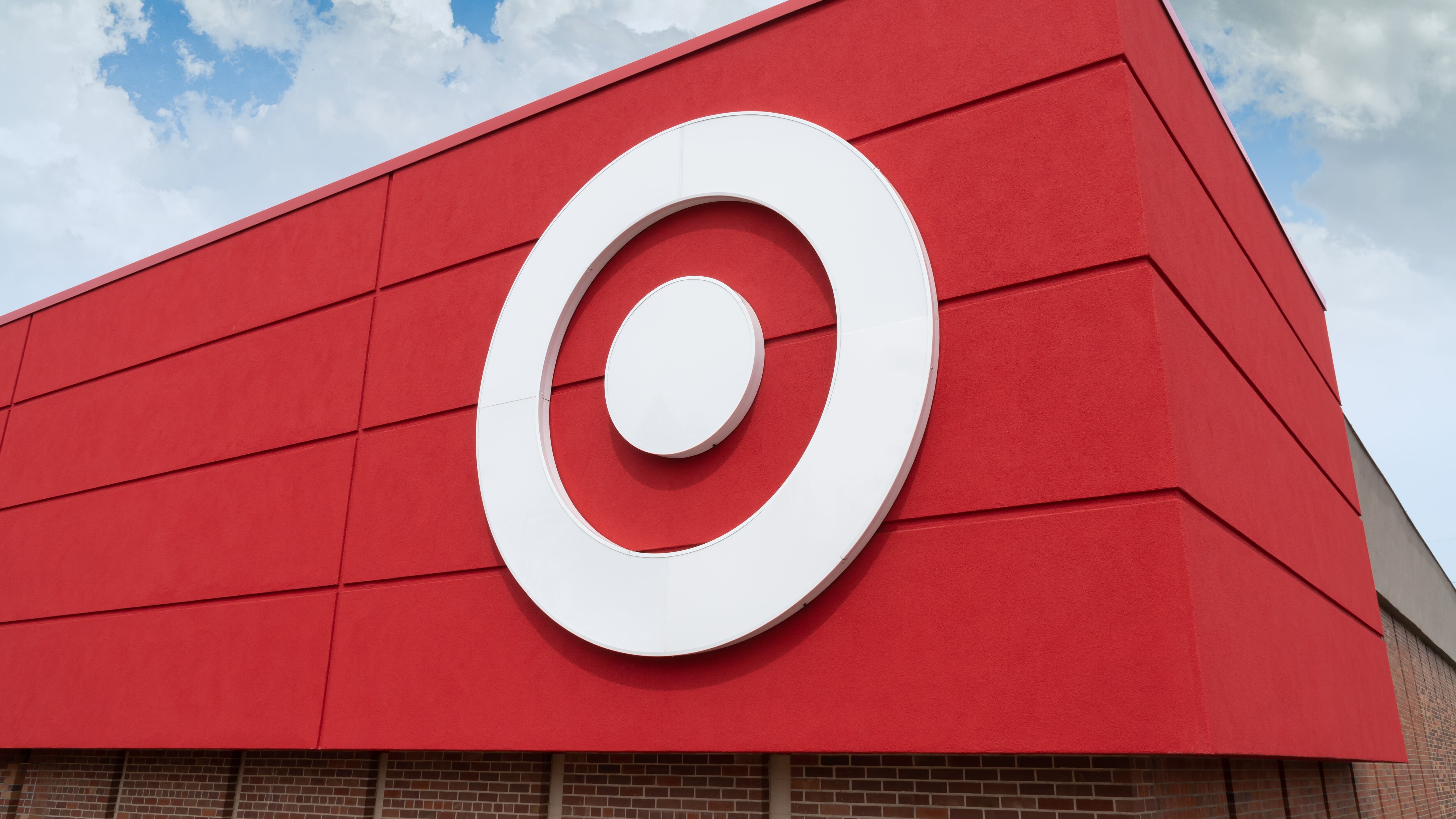Target retail store exterior and trademark bullseye logo.