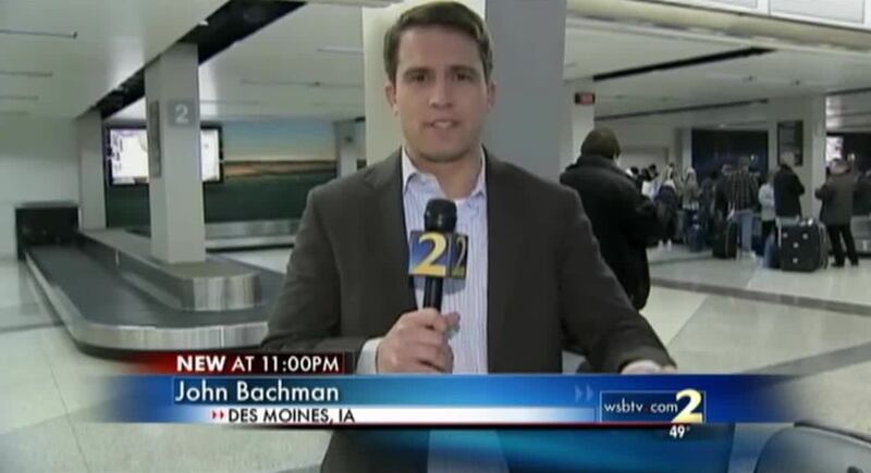 John Bachman covered the 2012 Iowa caucuses while at Channel 2 Action News in Atlanta.