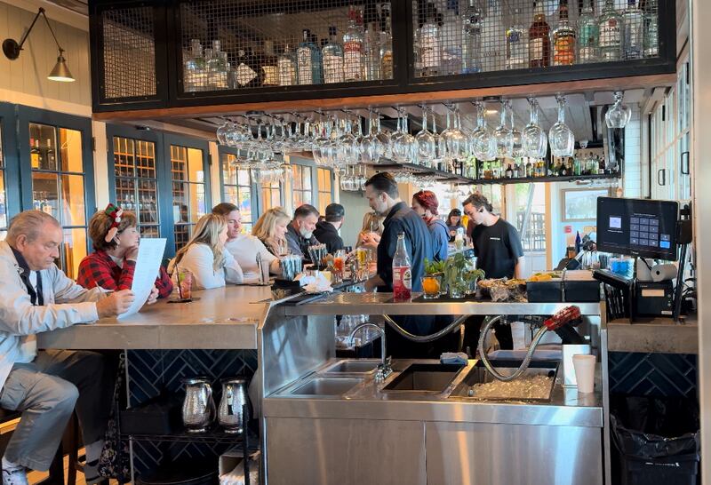 A service manager at River and Fort Restaurant and Rooftop lounge said business is up 20%.