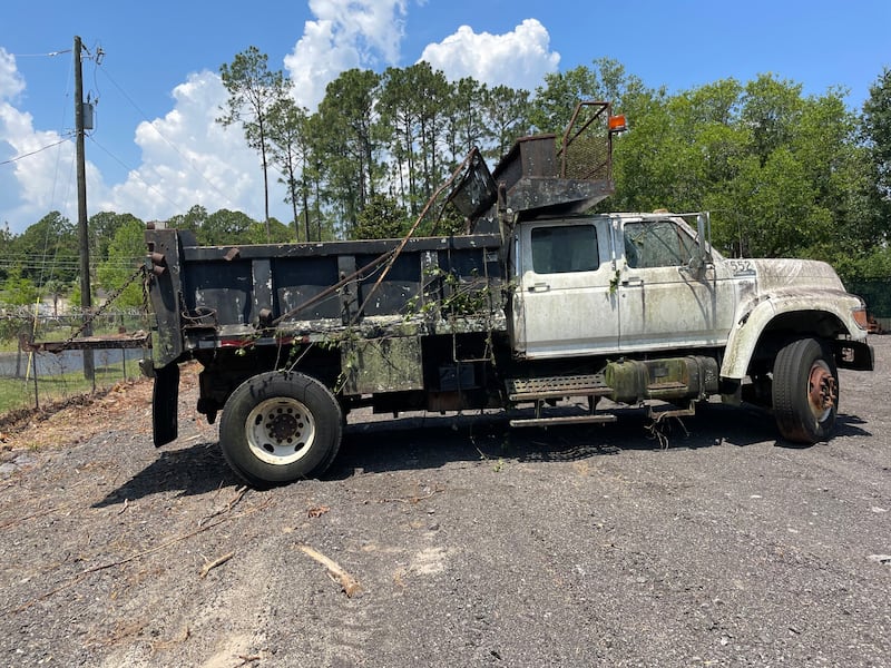 The surplus auction will include a Ford Dump truck just in case you need the extra space, or in need of a machine for heavy work.