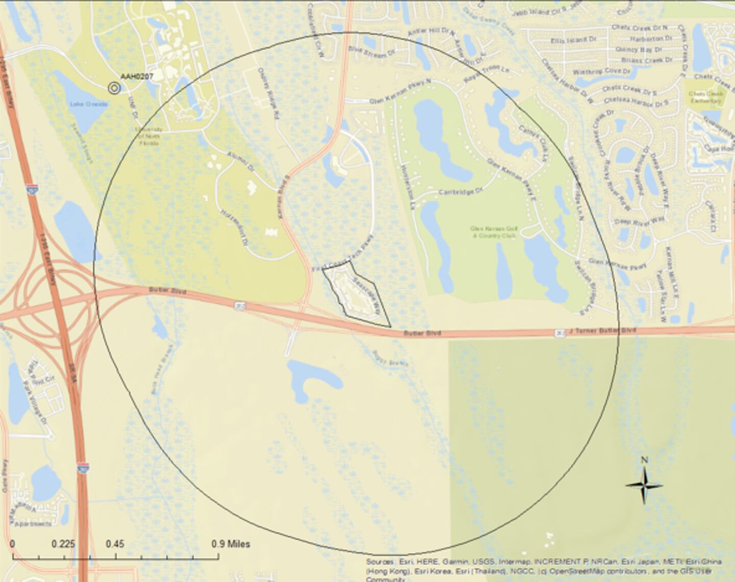 Rabies alert for the Town Center/UNF area.