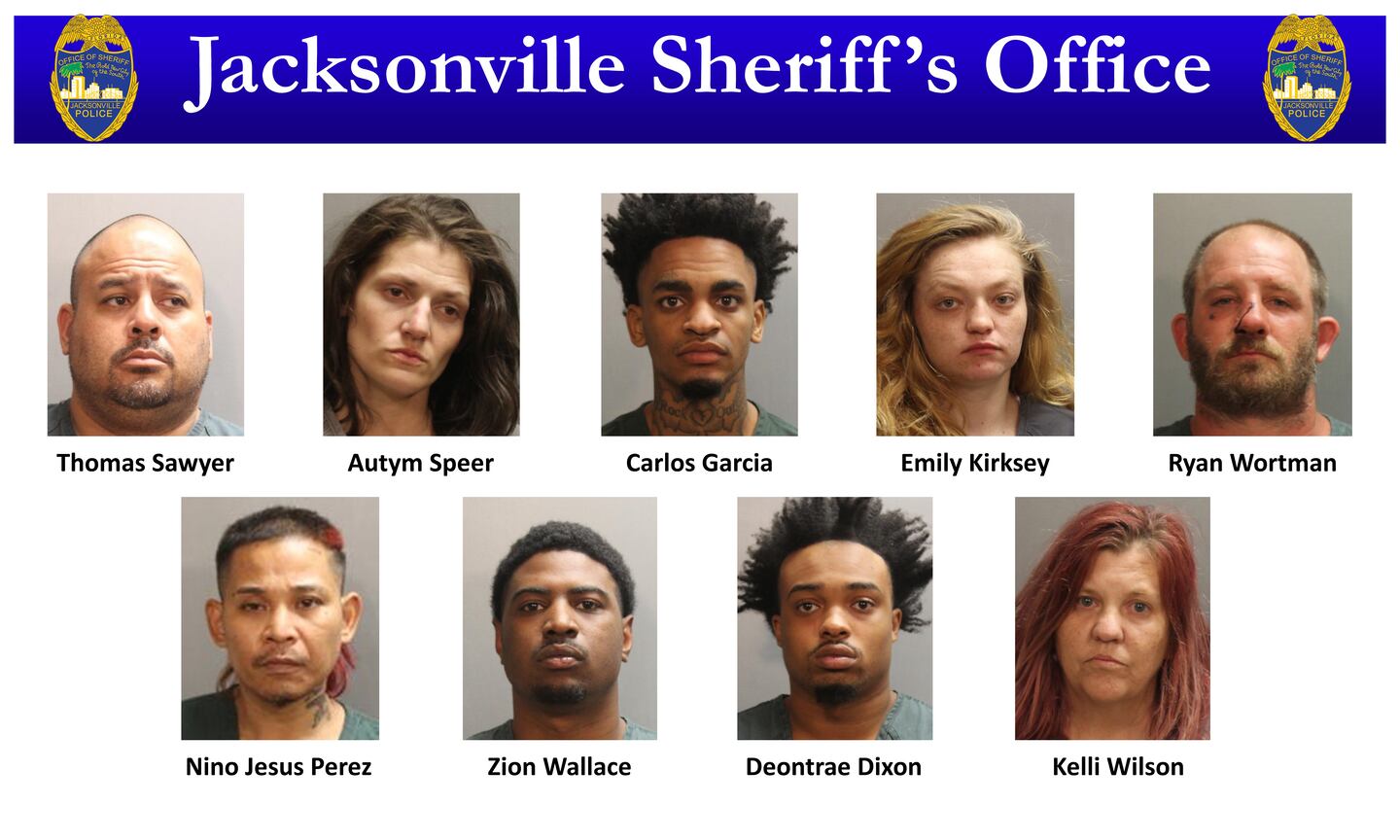 Nine arrested in drug bust after citizen tip on Westside