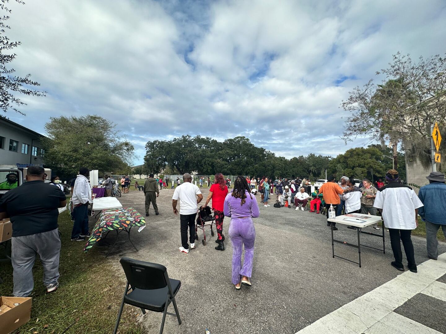 Chef Harvey said more than 250 families were served Thanksgiving Day meals and gift cards.