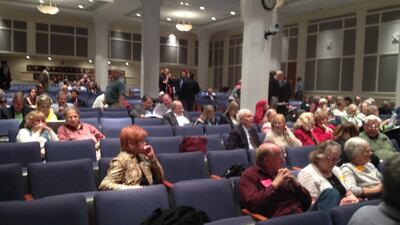 This is the crowd at Jacksonville City Council's regular meeting on 2/26.