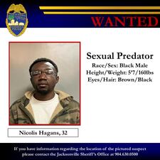 Mugshot provided by the Jacksonville Sheriff's Office.