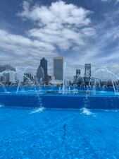 A view of the Jacksonville northbank from the newly renovate Friendship Fountain.