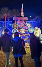 The American Legion Post 129's Deck The Chairs entry won best of show in 2024.