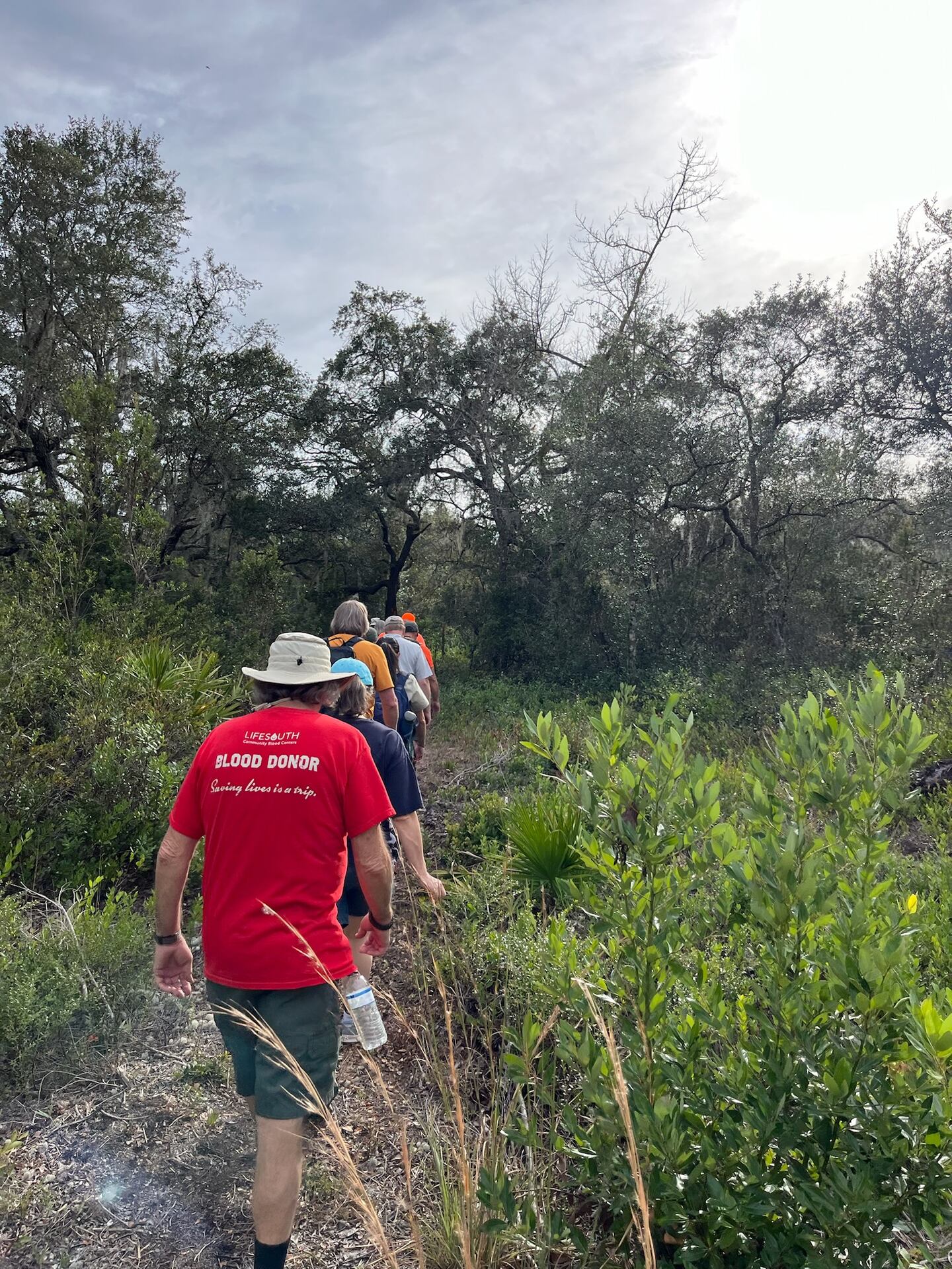 The new 2-mile trail runs through Smith Lake Preserve and eliminates the need for hikers to walk along the road.