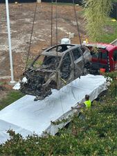 BMW at the center of a massive fire at Jacksonville International Airport in May
