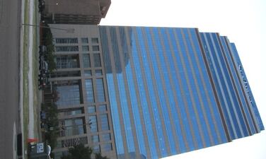 SunTrust building and future parking garage site.