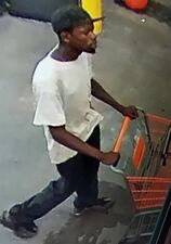This man is wanted for stealing three chainsaws from a Home Depot on Jacksonville's Northside.