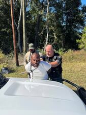Carjacking in downtown Jacksonville ended in Baker County after deputies made a successful PIT maneuver.