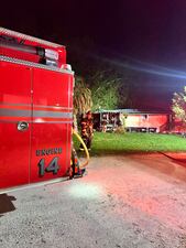 One person was transported to a local hospital and is in stable condition.