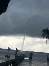 Waterspout in St. Augustine Thursday, August 22nd. Thanks to Maggie Pulido in Facebook.