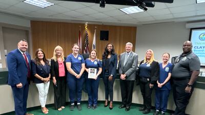 Clay County Animal Services received recognition from county commissioners for again achieving 'no-kill' status.